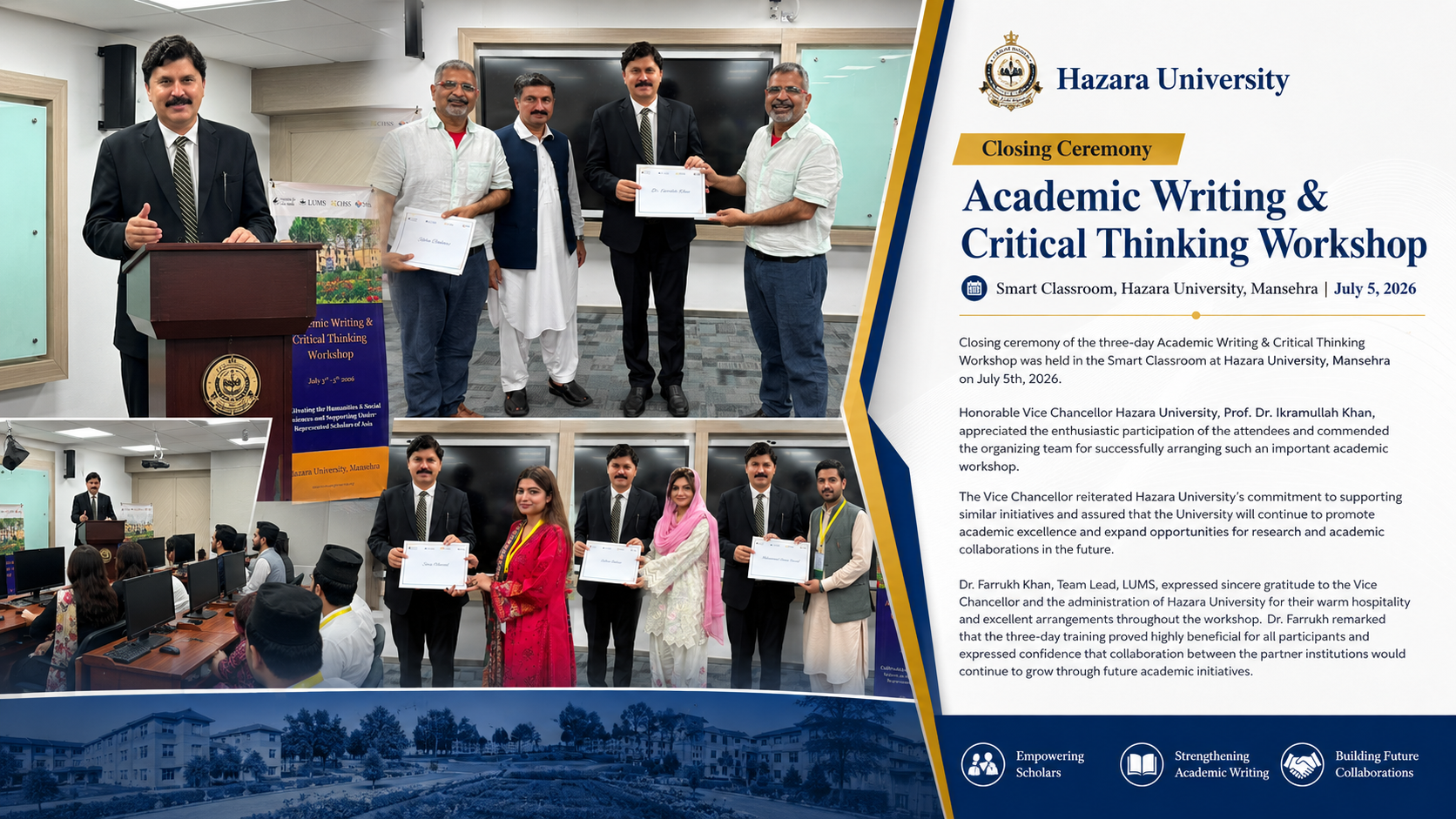 Academic WR& Critical Thinking Workshop
